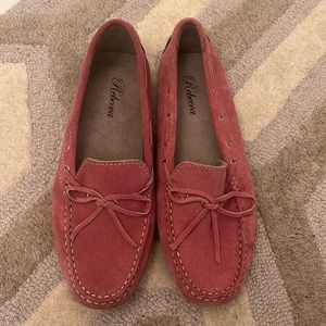 Italian suede driving loafers. Purchased in Rome.